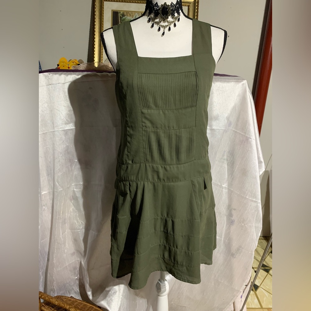 L’Amour Army Green Dress